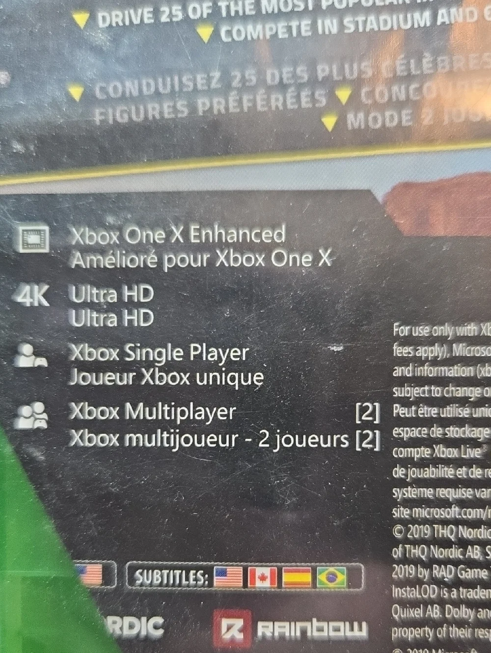 Monster Jam Steel Titans For XBox One Used